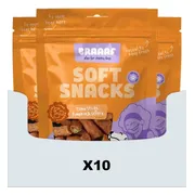 10x Braaaf Hondensnack Sticks Tonijn - Pompoen - Selderij 85 gr