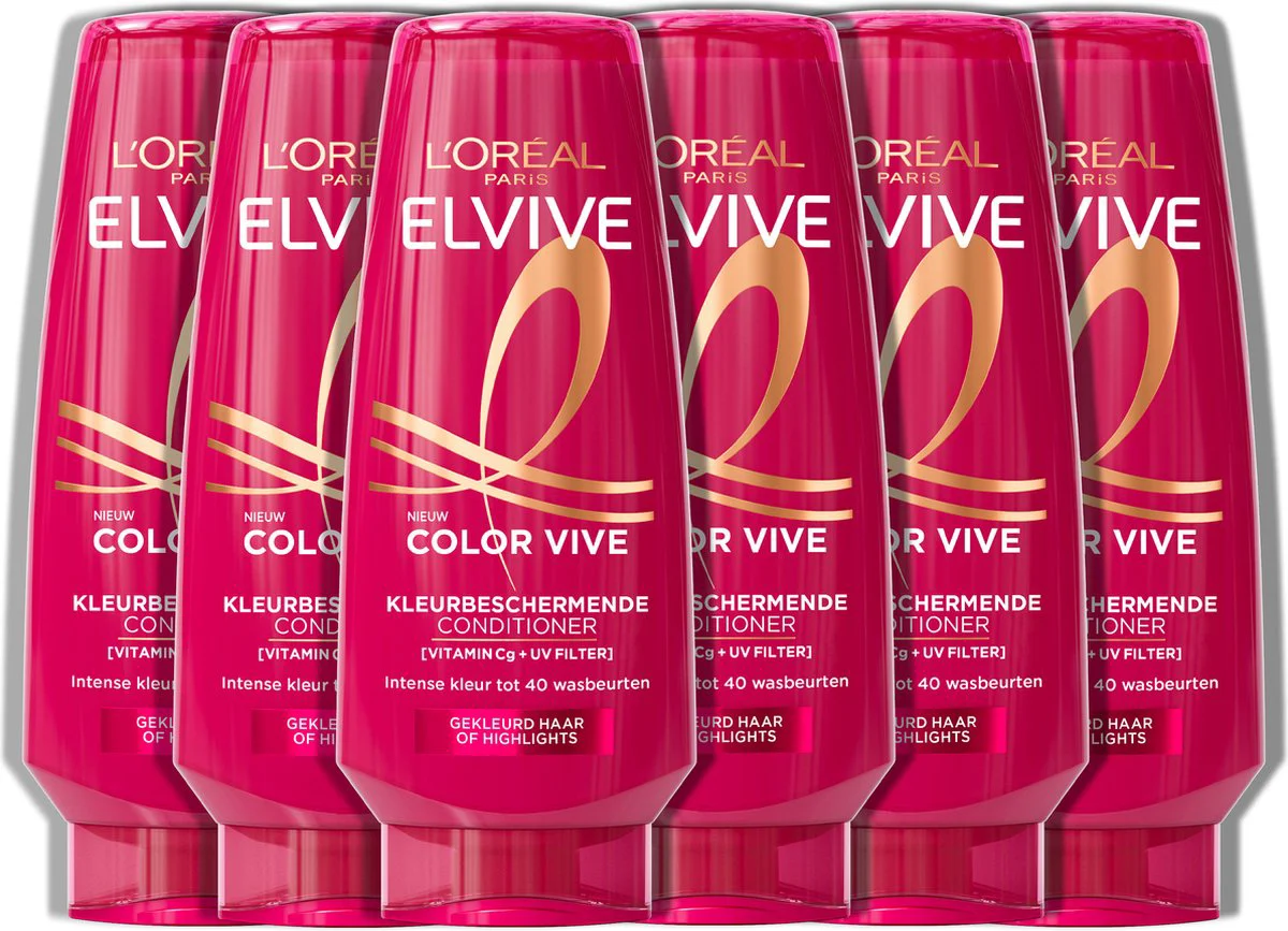 6x L'Oréal Elvive Color Vive Conditioner 200 ml