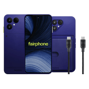 Fairphone 6+ 256GB Blauw 5G + Basis Accessoirepakket