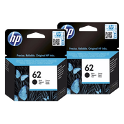 HP 62 Cartridges Zwart Duo Pack