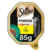 Sheba Finesse Kattenvoer Natvoer Mousse Kip Kuipjes 85 gr
