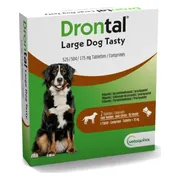 Drontal Worn Tablet Dog Tasty Large 2 stuks