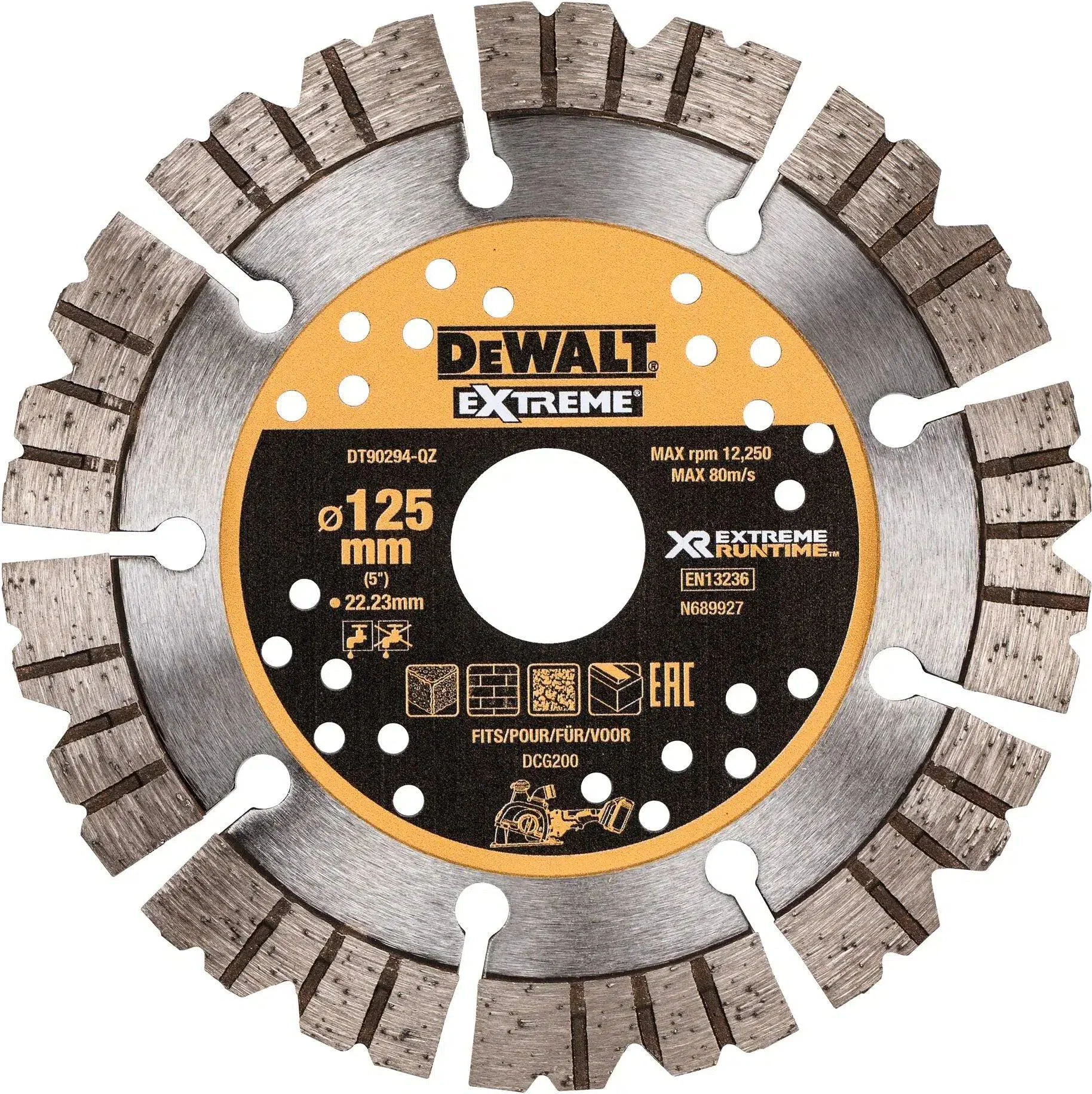 DeWALT DT90294 Diamantschijf Universeel 125mm