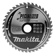 Makita Cirkelzaagblad voor Hout | Specialized: Noest/Spijker | Ø 190mm Asgat 30mm 40T - B-09503