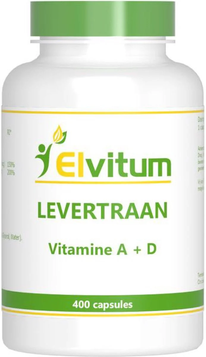 Elvitum Levertraan Capsules 400CP