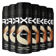 6x Axe Deodorant Bodyspray Musk 150 ml