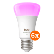 Philips Hue White and Color E27 1100lm 6-pack