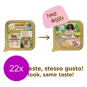 22x Stuzzy Hondenvoer Paté Kip 150 gr