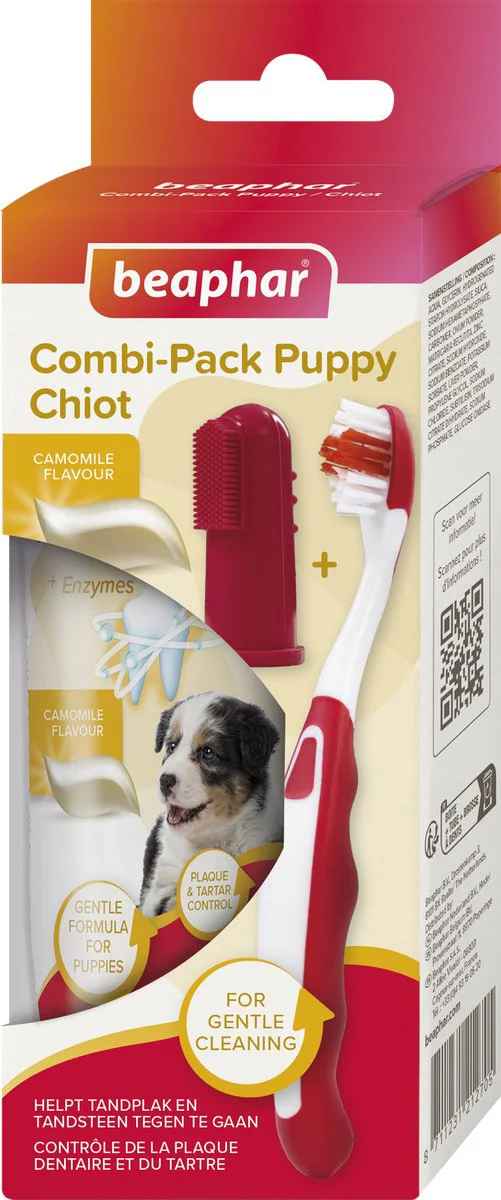 Beaphar Tandpasta + borstel Puppy