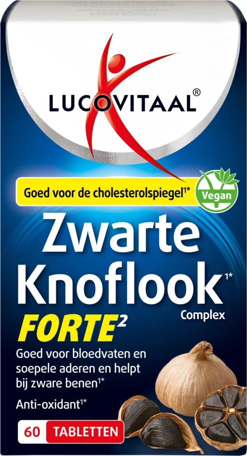 2x Lucovitaal Zwarte Knoflook Forte 60 tabletten