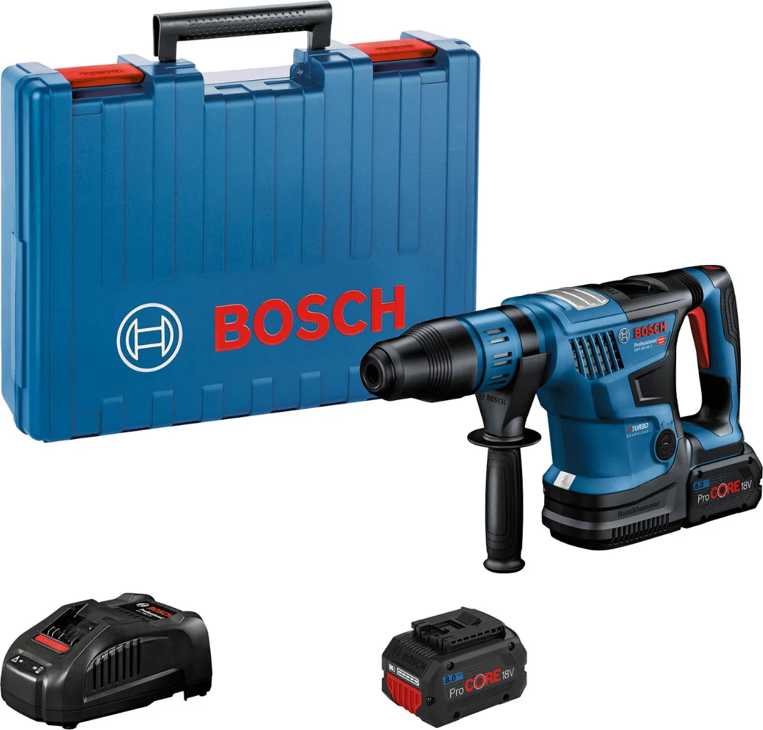 Bosch Professional GBH 18V-36 C Accu combihamer SDS-Max 7,0J 18V 8.0Ah in koffer - 0611915002