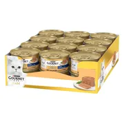 24x Gourmet Gold Kattenvoer Nat Mousse Kalkoen 85 gr