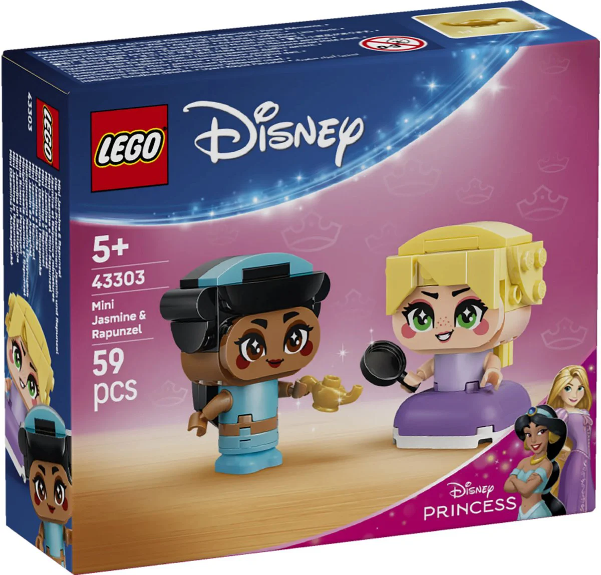 LEGO Disney Mini Jasmine en Rapunzel 43303