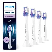 Philips Sonicare Opzetborstels S2 Sensitive Wit 4 stuks
