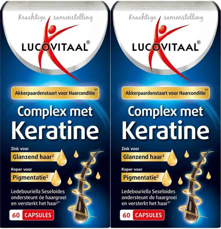 2x Lucovitaal Complex met Keratine 60 capsules