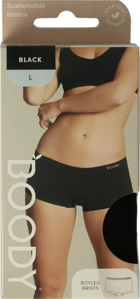 Boody Boyleg Damesslip Zwart L