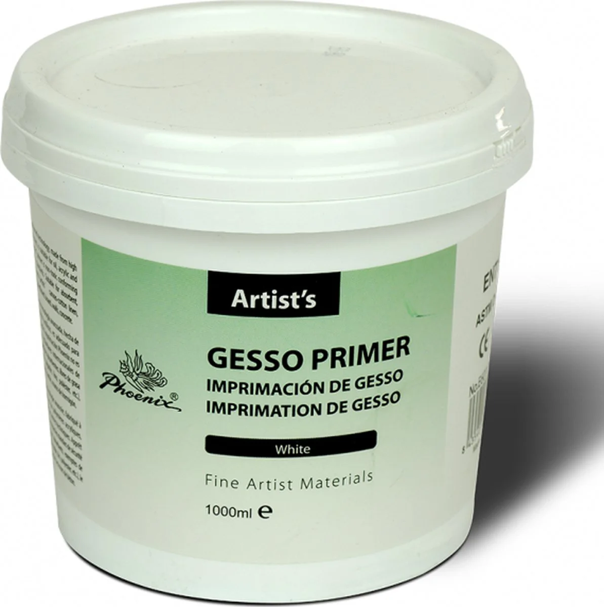 Phoenix - Gesso primer - Acryl - Wit - 1000ml