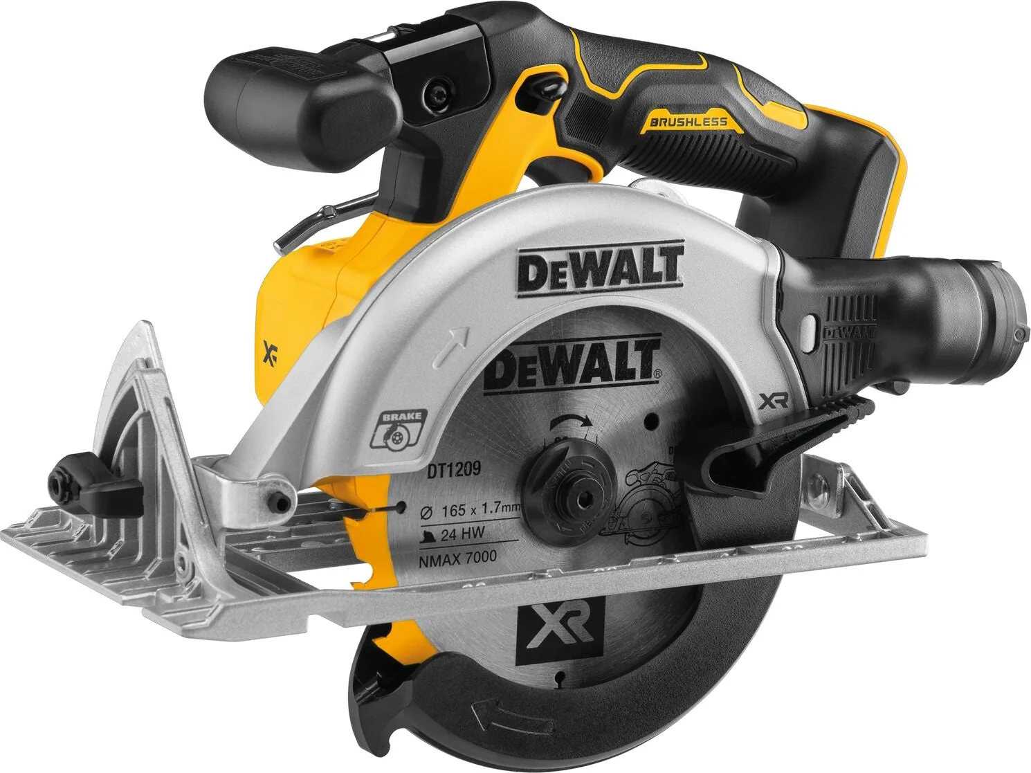 DeWALT DCS565N Accu cirkelzaag 165mm 18V XR Basic Body