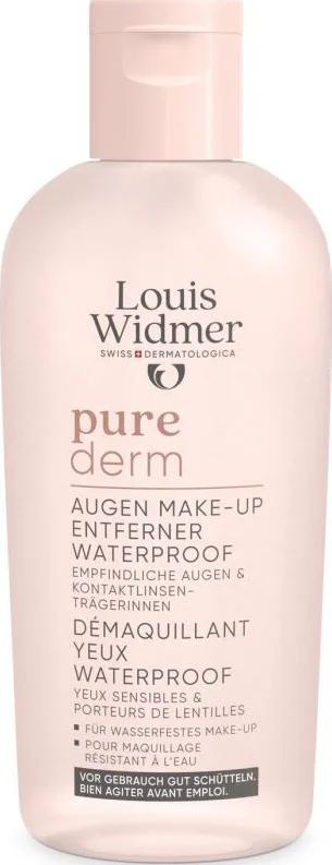 Louis Widmer Purederm Oogmake-up Reiniging Waterproof Ongeparfumeerd 100 ml