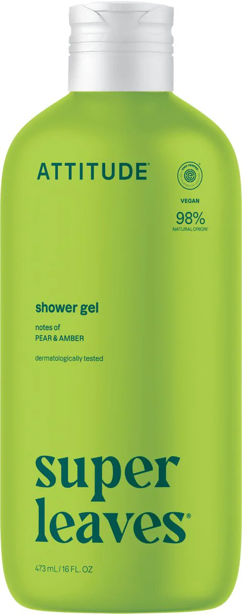 Attitude Super Leaves Shower Gel Pear & Amber 473ML