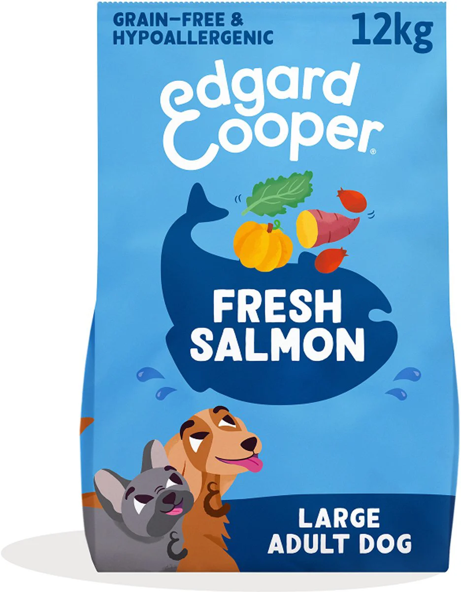 Edgard & Cooper Hondenvoer Droog Noorse Zalm 12 kg