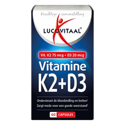 Lucovitaal Vitamine K2 + D3 60 capsules