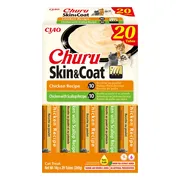 Ciao Churu Puree Skin & Coat Kattensnack Multipack Salmon & Scallop 20 x 14 gr