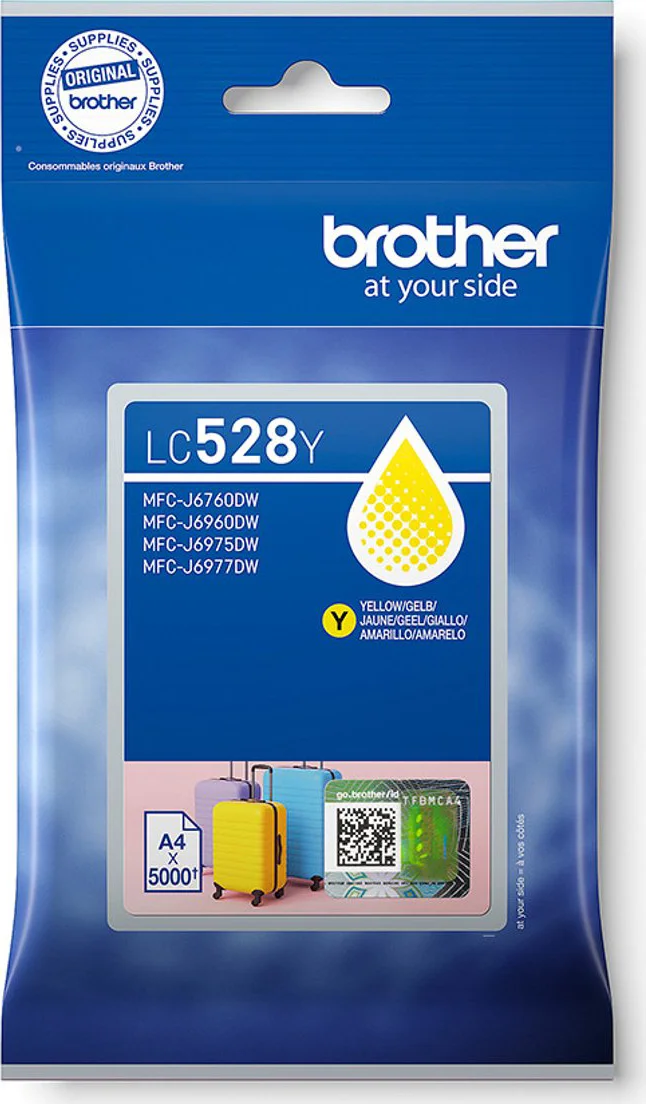 Brother LC-528 cartridge geel