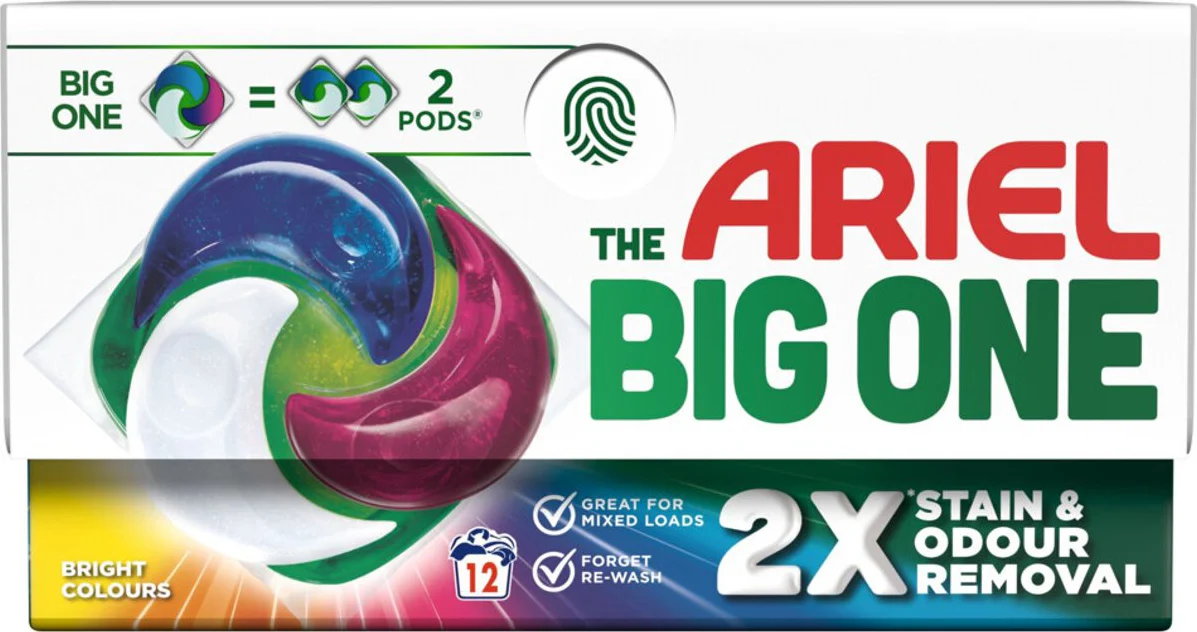 4x Ariel 4in1 Wasmiddel Pods The Big One Color 12 stuks