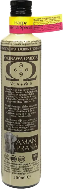 Aman Prana Happy Perilla Special Biologische Olie 500ML