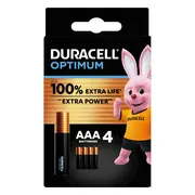 Duracell Alkaline Batterijen Optimum AAA 4 stuks
