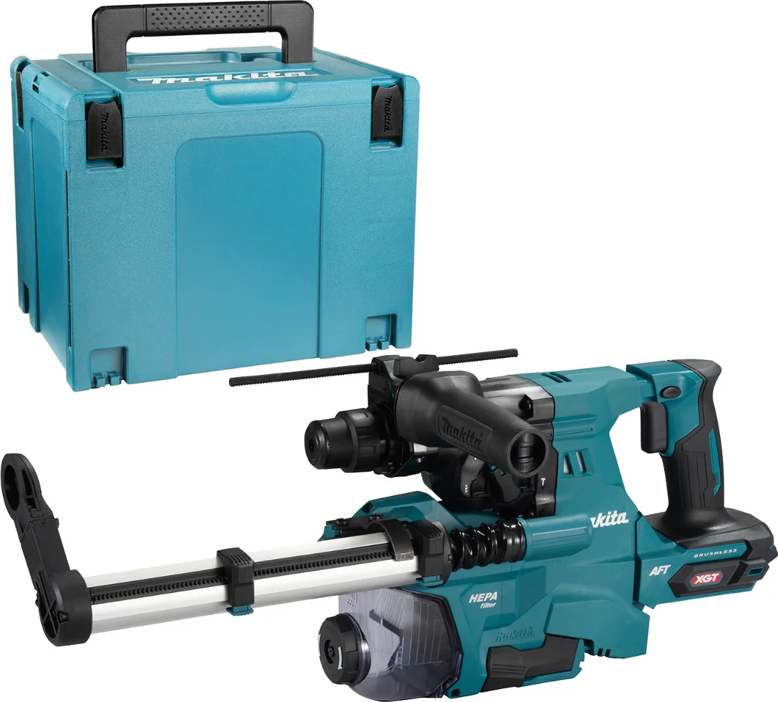 Makita HR011GZ03 Accu combihamer SDS-Plus 3,3J + stofafzuiging XGT 40V Max Basic Body in Mbox