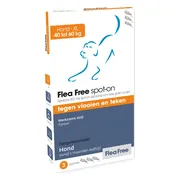 Flea Free Spot On Anti Vlooiendruppels Hond 40-60 kg 3 pipetten
