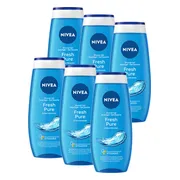 6x NIVEA Douchegel Fresh Pure 250 ml