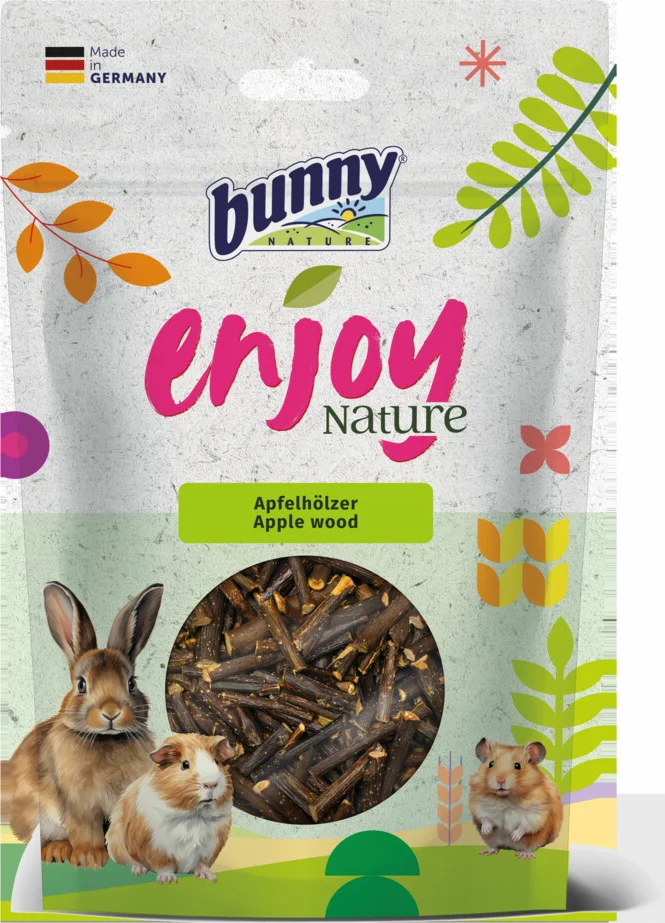 Bunny Nature Enjoy Nature Apple Wood - 6 x 100 gr - Voordeelverpakking