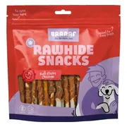 Braaaf Hondensnack Rol Sticks Kip 12,5 cm 300 gr
