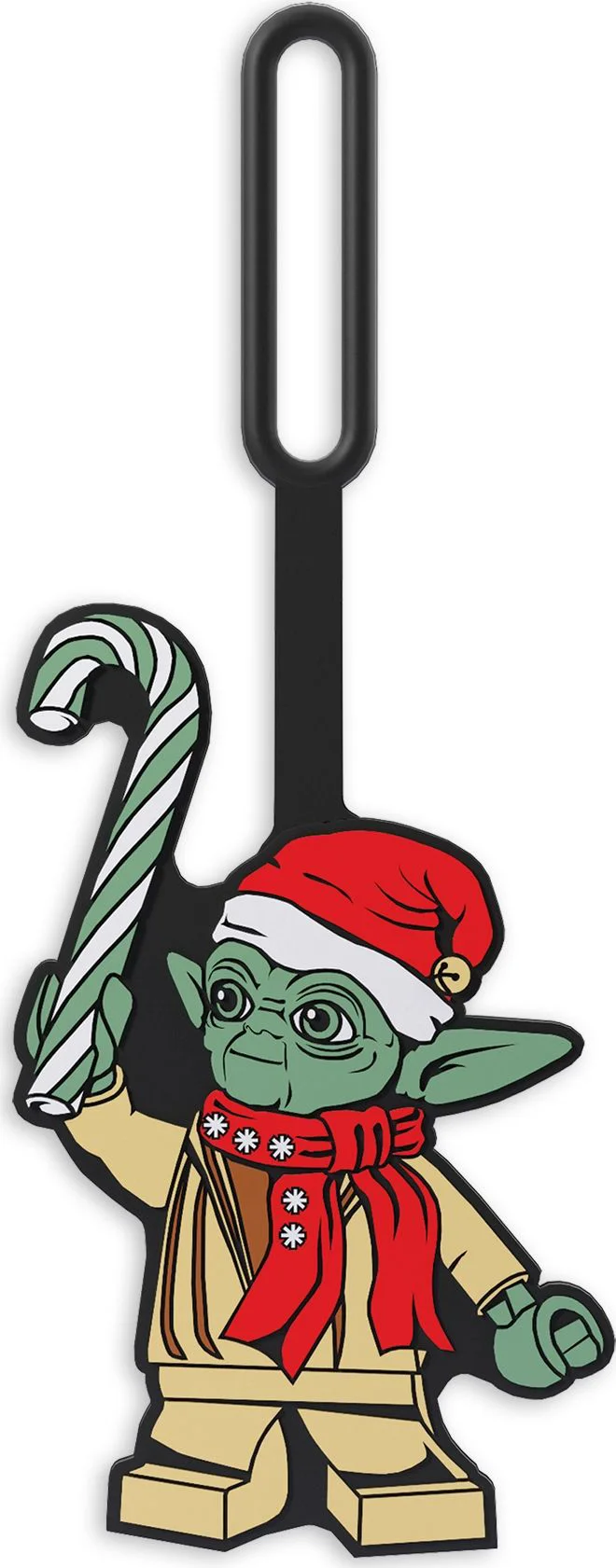 LEGO Kersttaslabel - Yoda