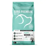 4x Euro-Premium Puppy Medium Kip - Rijst 3 kg