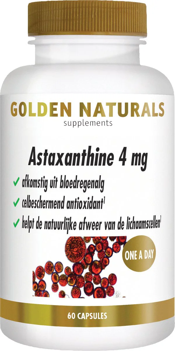 Golden Naturals Astaxanthine 4 mg 60 capsules