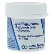DeBa Pharma Ijzerbisgclyinaat Capsules 60VCP
