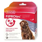 2x Beaphar Fiprotec Anti Teken- & Vlooiendruppels Hond 40 - 60 kg 4 stuks