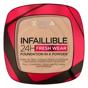 2x L'Oréal Infaillible 24H Fresh Wear Foundation Poeder 120 Vanille 9 gr