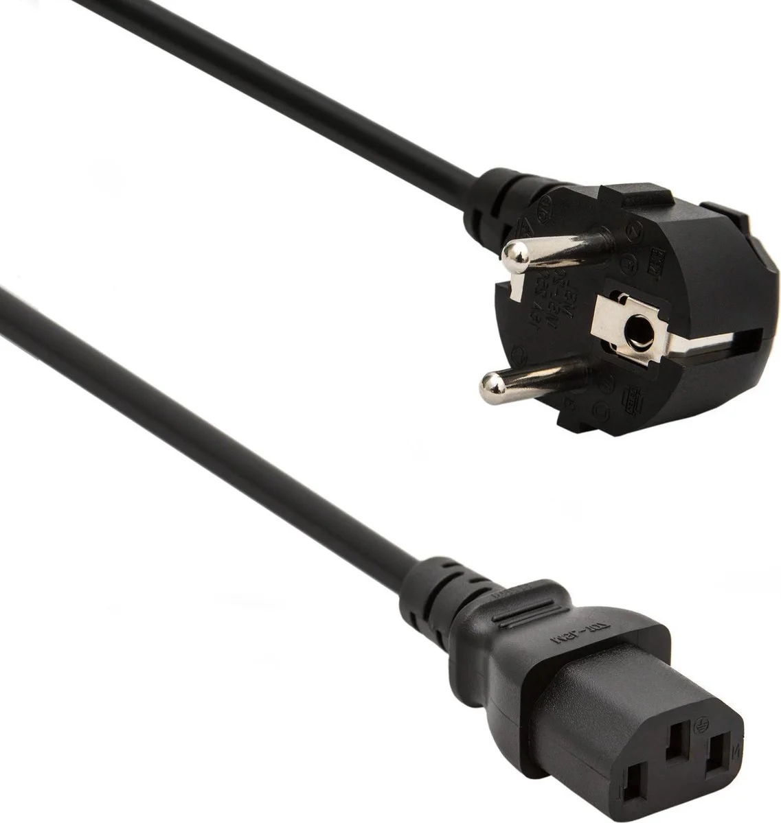 Stroom Kabel universeel AC voor PC 1.5 Meter