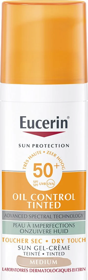 Eucerin Sun Oil Control Tinted Medium SPF50+ 50 ml