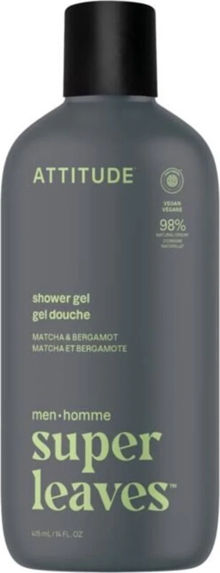 Attitude Super Leaves Men Matcha & Bergamot Showergel 415ML