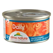 48x Almo Nature Daily Menu Kattenvoer Nat Mousse Oceaanvis 85 gr