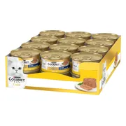 24x Gourmet Gold Kattenvoer Nat Mousse Kip 85 gr