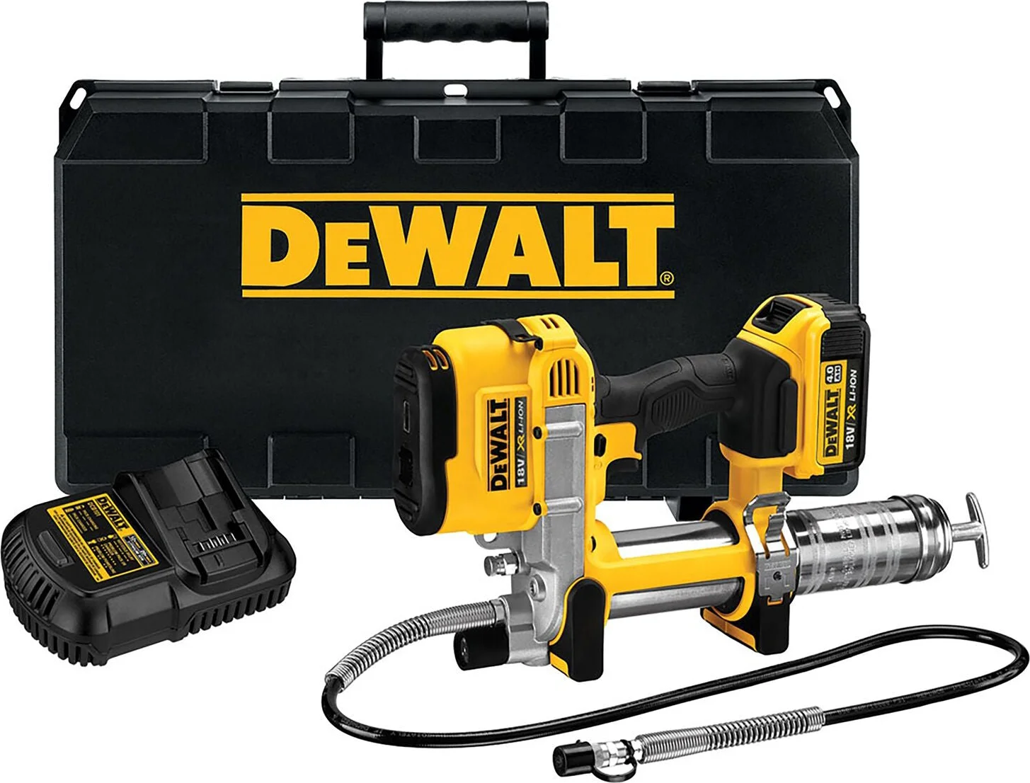 DeWALT DCGG571M1 Accu vetspuit 18V XR 4.0Ah in koffer