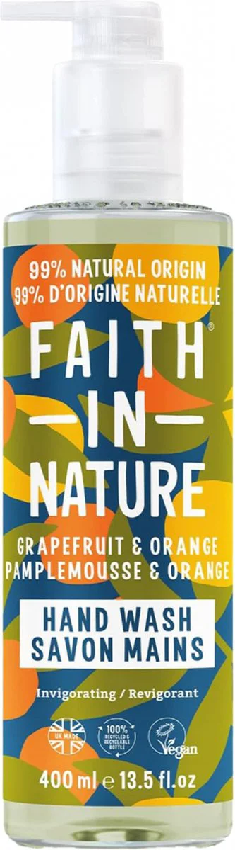 Faith In Nature Grapefruit & Orange Handwash -Met pompje 400ML