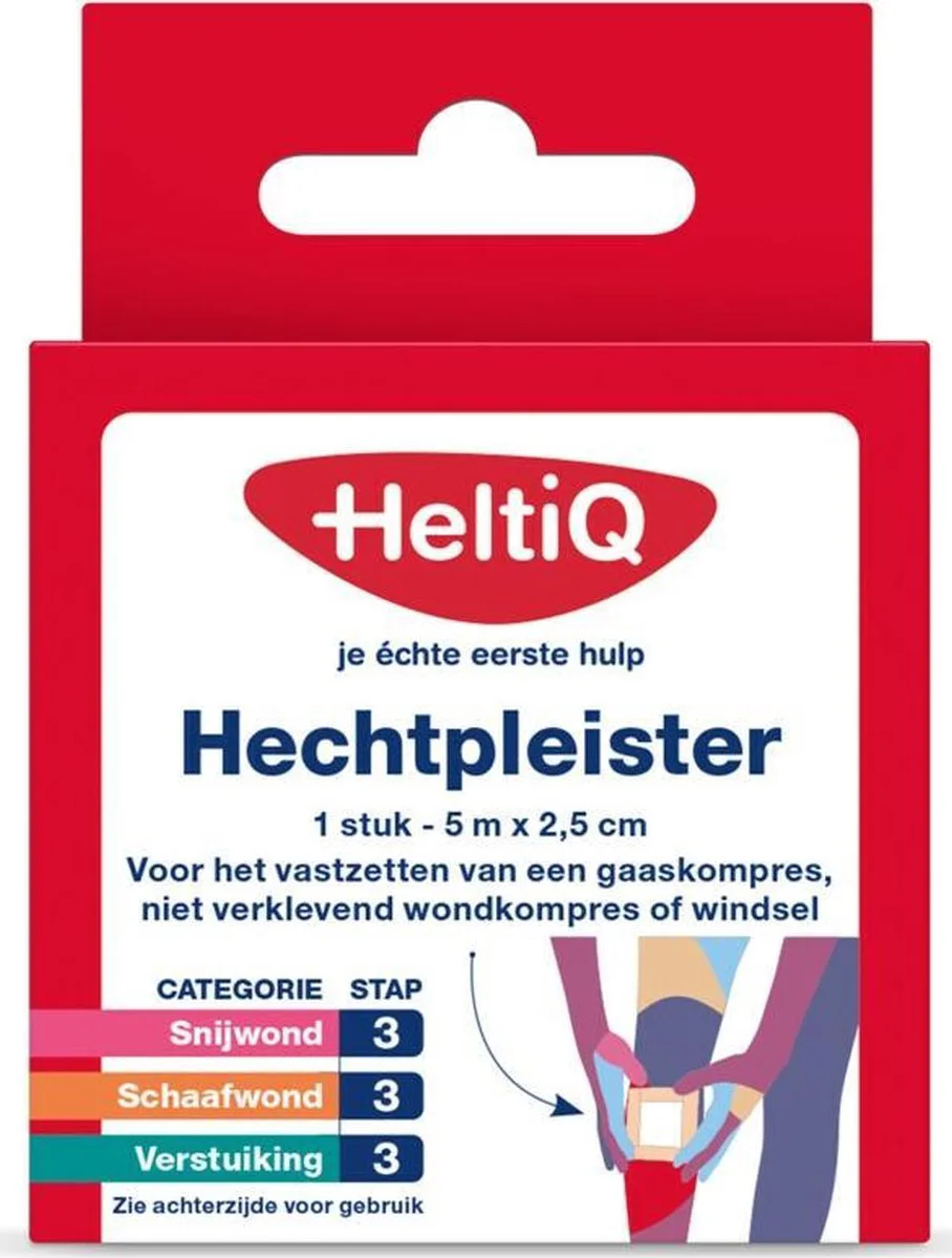 HeltiQ Hechtpleister 2,5cmx5m